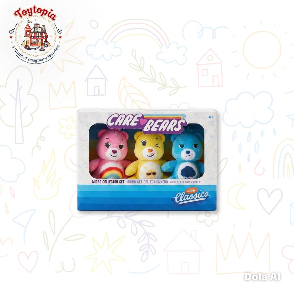 Care Bears Mini Classics Micro Plush -Set of 3 Plush Bears Main image